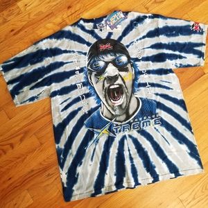 Vintage Liquid Blue LA Xtreme XFL Tshirt